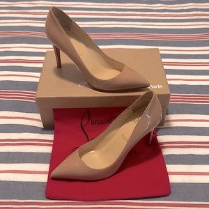 Christian Louboutin Pigalle 85 Patent, Nud…